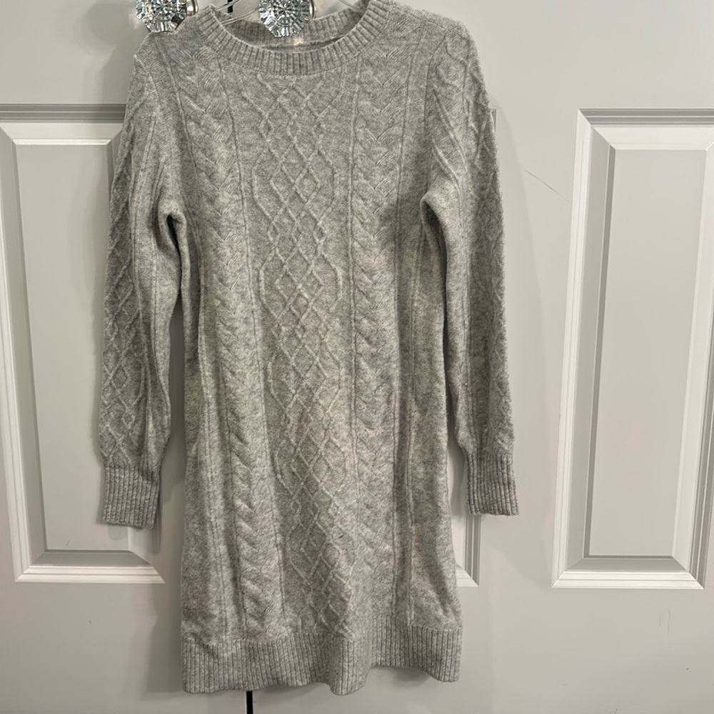 Loft Gray Sweater Dress